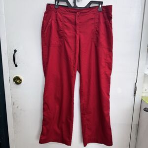 Grey's Anatomy by Barco Women's Size L Signature Red Scrub Pants
